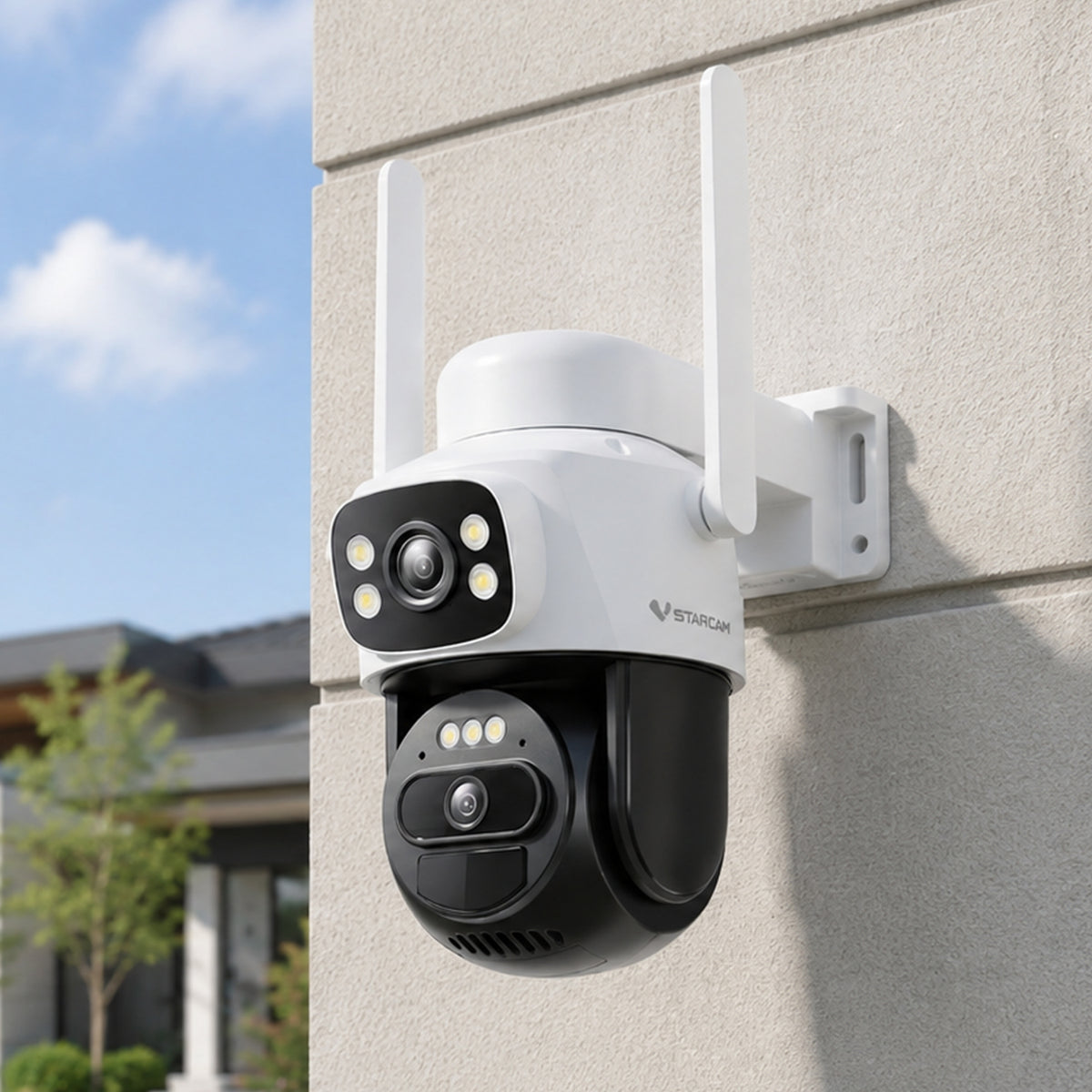 CB622DR | 2MP Battery Solar Camera - 360° View, Auto Zoom Linkage & Easy Installation