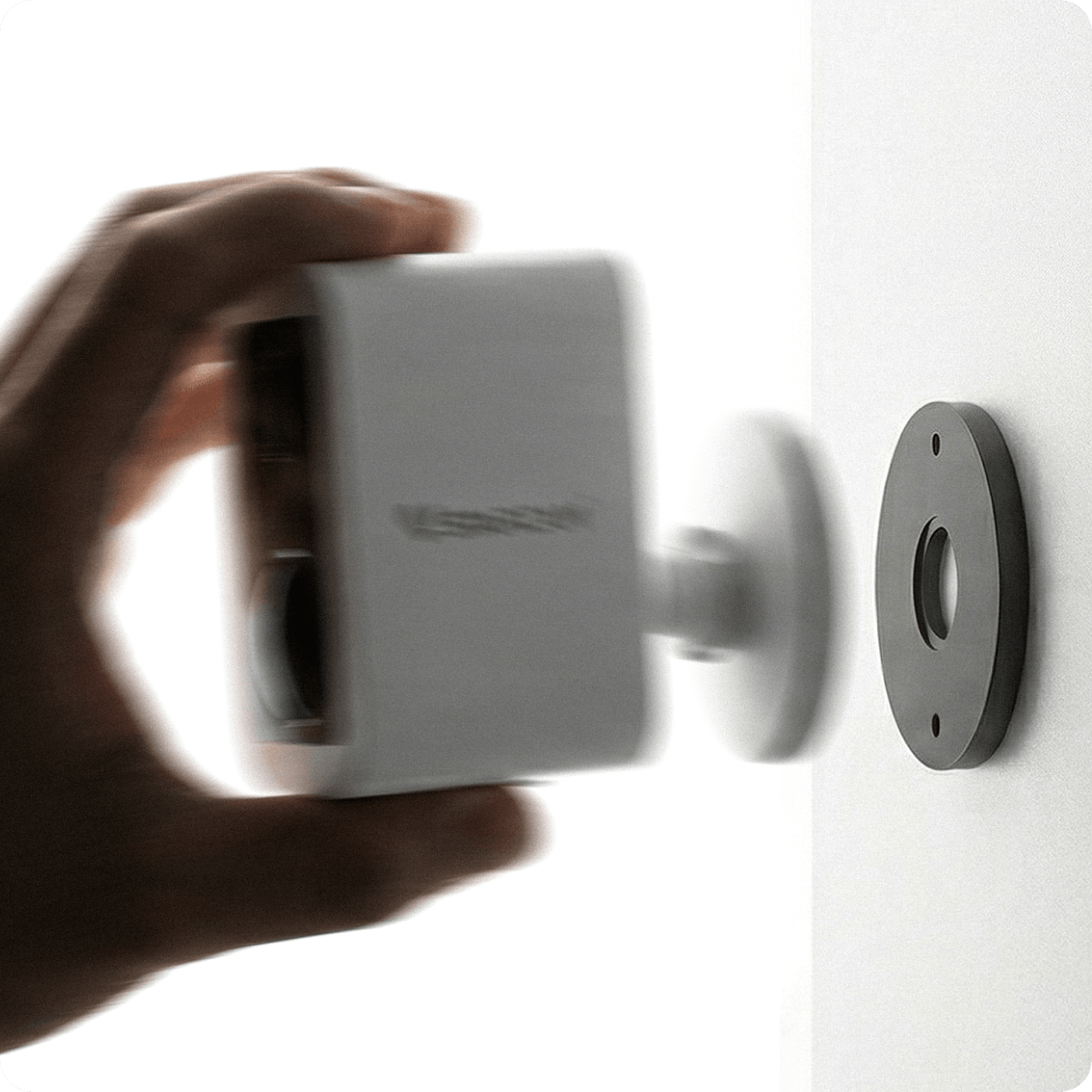 Making safety a snap,
just like a fridge magnet.