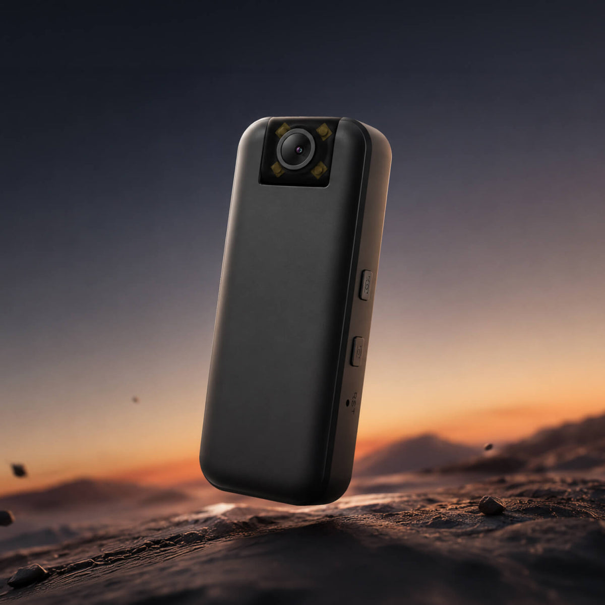 CB77W | 3MP WiFi Mini Body Camera - 1500mAh Wearable Portable Cam