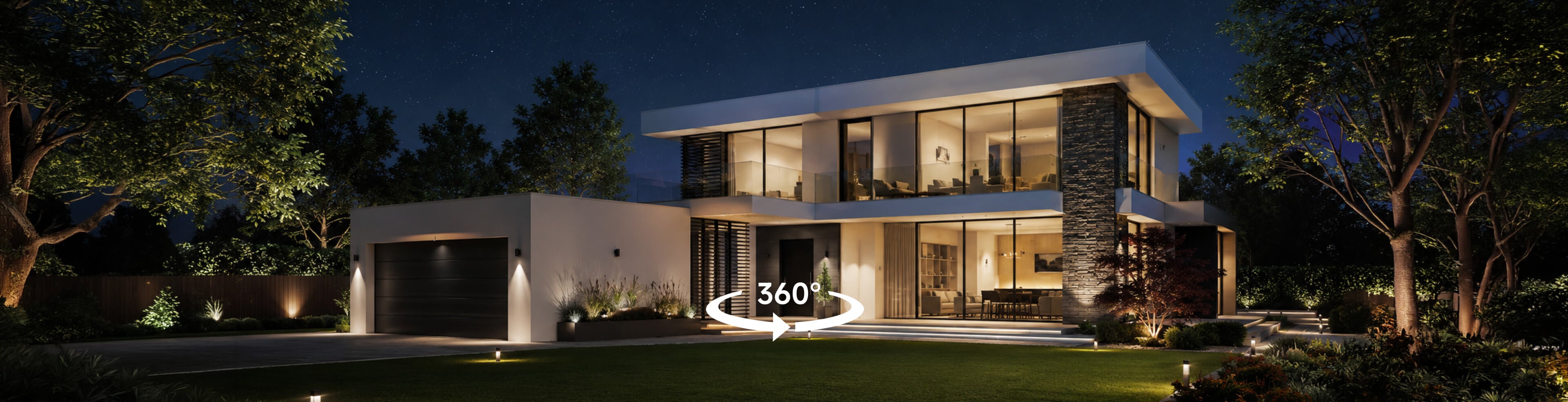 Four-Lens 360° Coverage