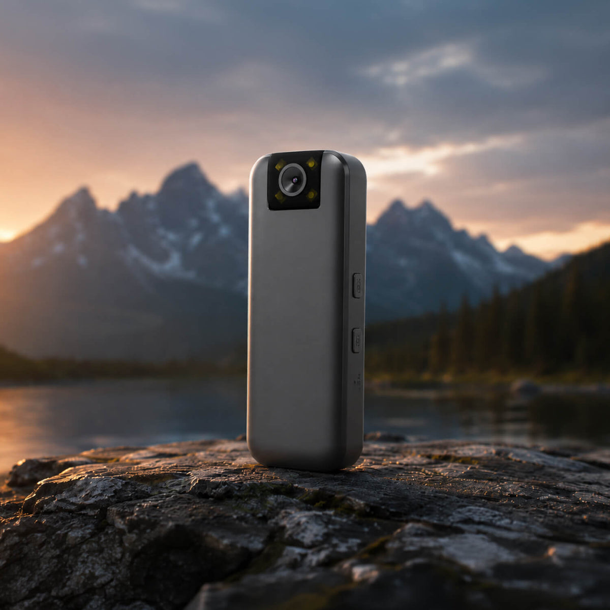 CB77W | 3MP WiFi Mini Body Camera - 1500mAh Wearable Portable Cam