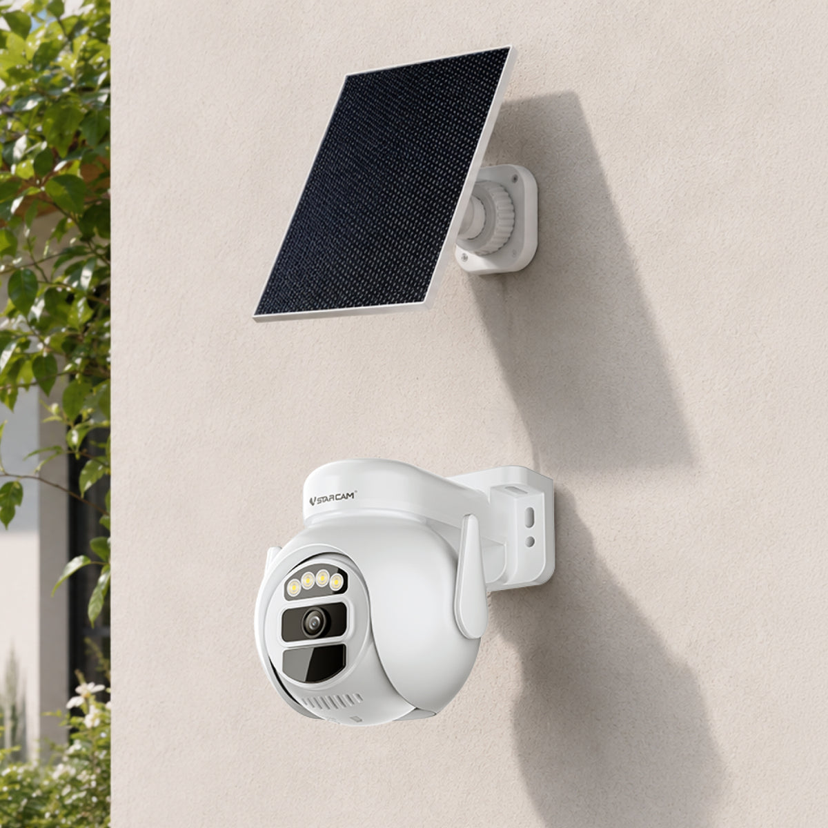 CB65-TZ | 3MP WiFi Solar Battery Camera - 6000mAh Outdoor PTZ