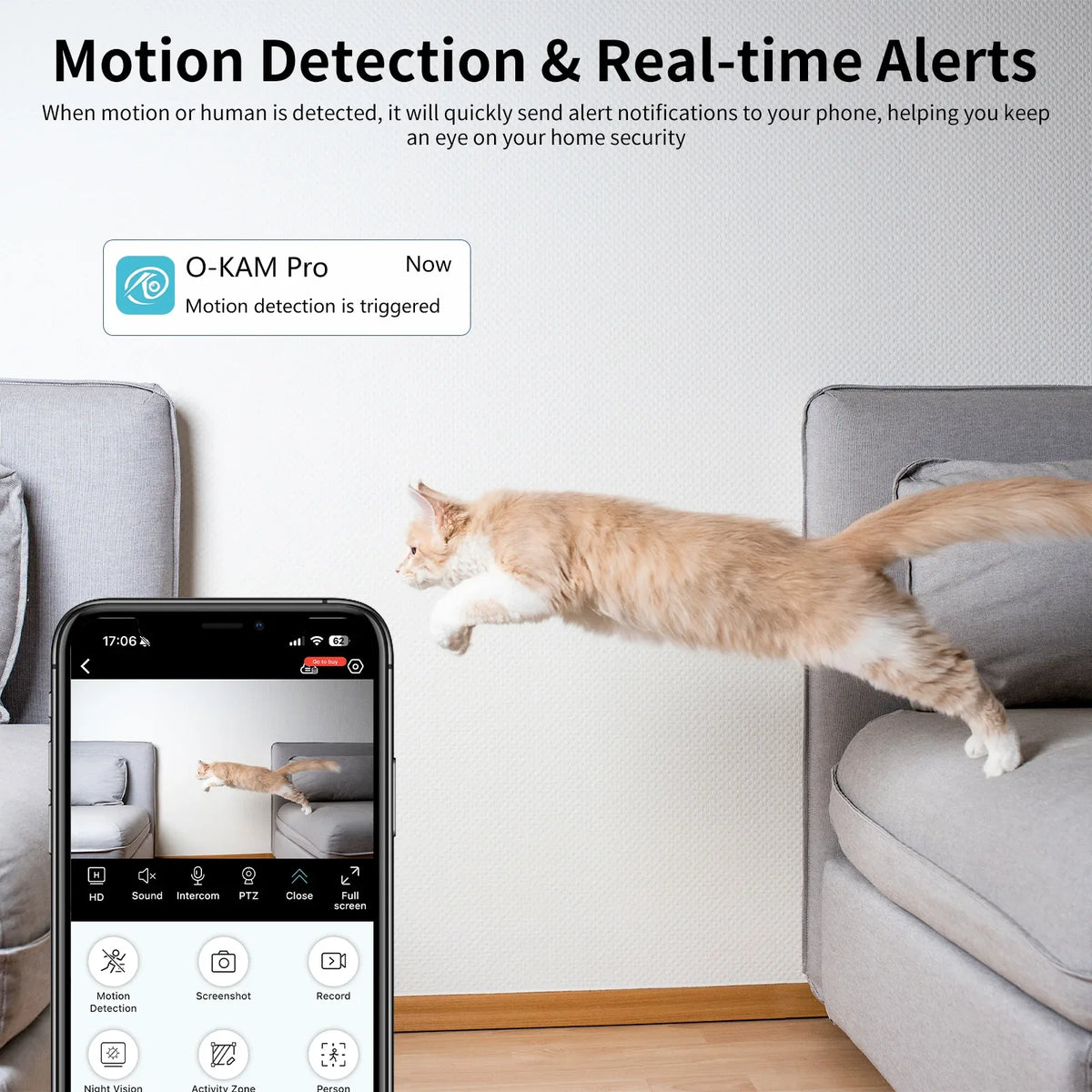 CS49L | 3MP WiFi PTZ Camera - 350° Rotation, AI Detection & Full-Color Night Vision - Vstarcam