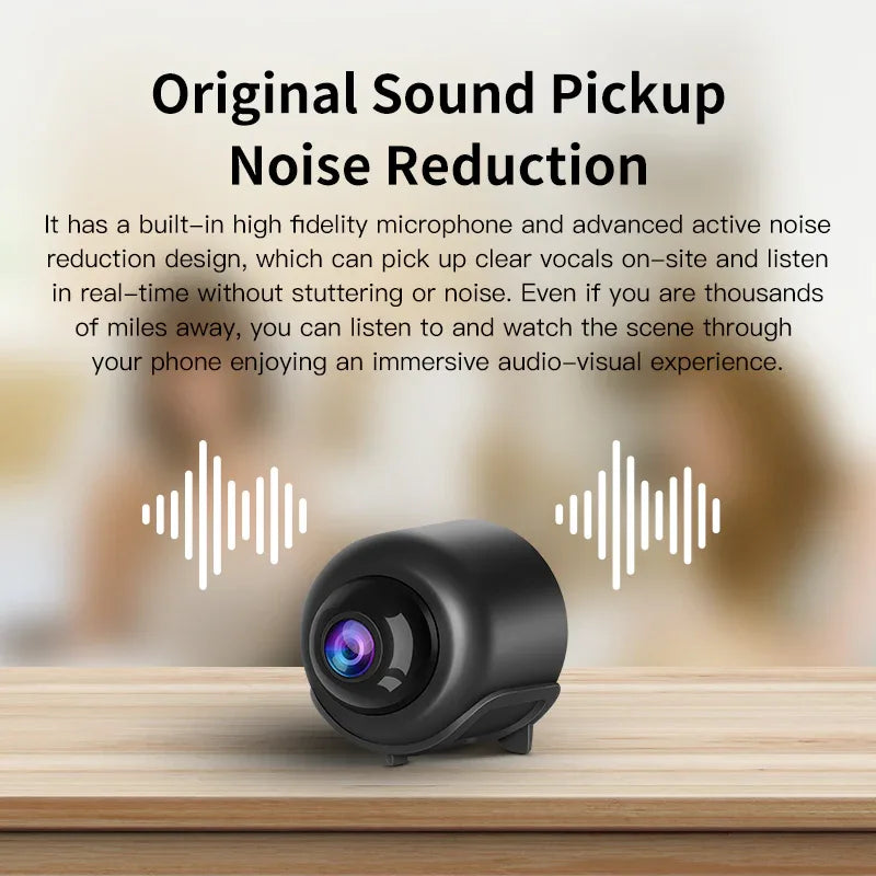 CB76 | 720P WiFi Mini Camera - Magnetic Mount, AI Detection & Bluetooth Setup - Vstarcam