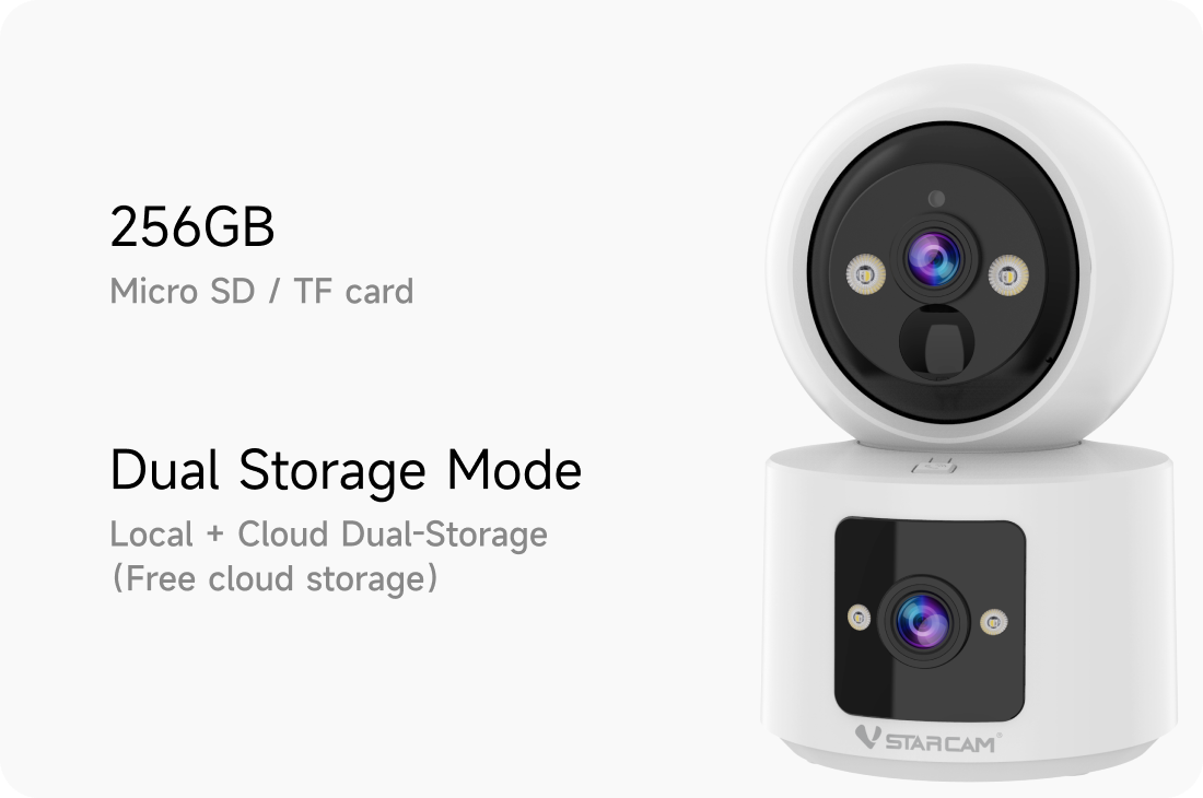 Dual Storage Local + Cloud