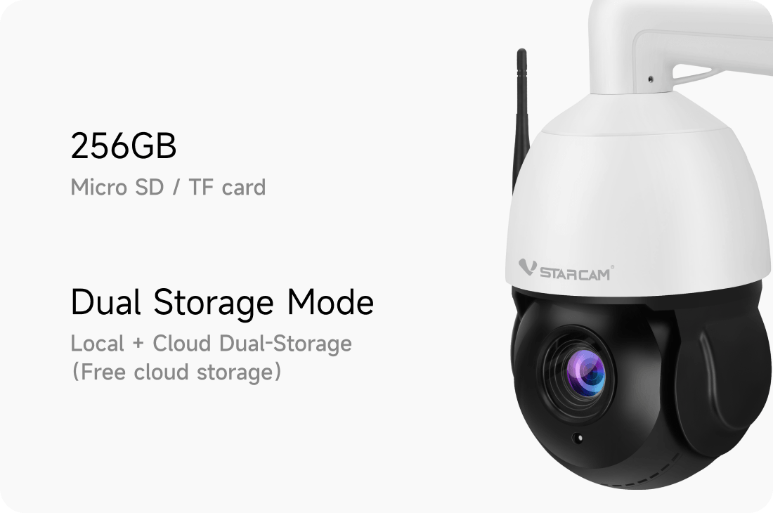 Dual Storage Local + Cloud