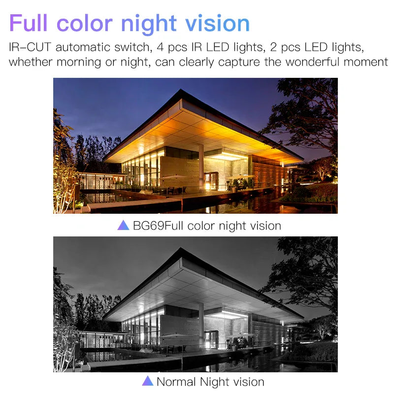 BG69-TZ | 3MP 4G LTE Solar Security Camera - Replaceable Battery & PTZ - Vstarcam