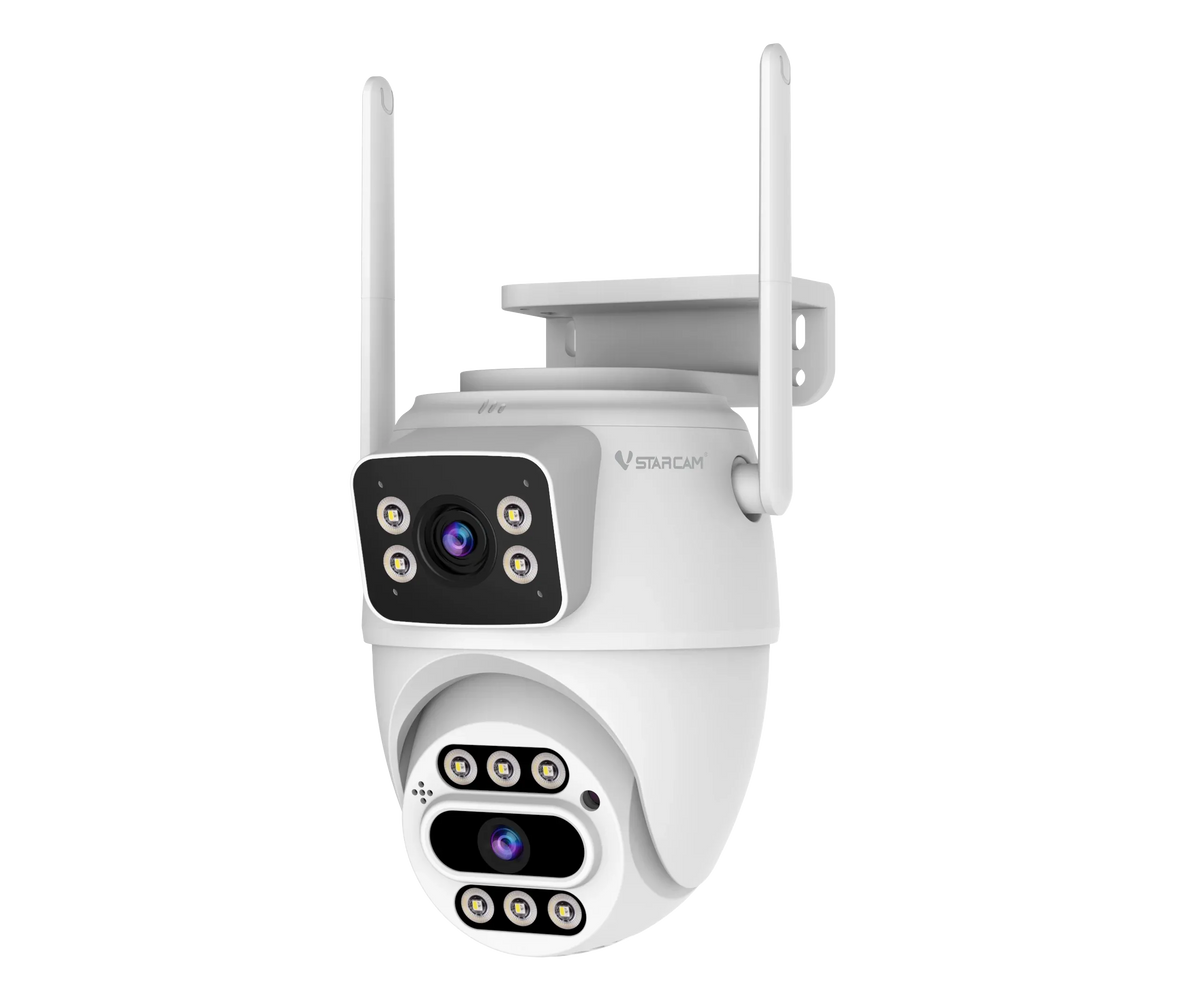 C661DR | Dual-Lens PTZ WiFi Camera - 360° Panorama & Auto Tracking Linkage - Vstarcam