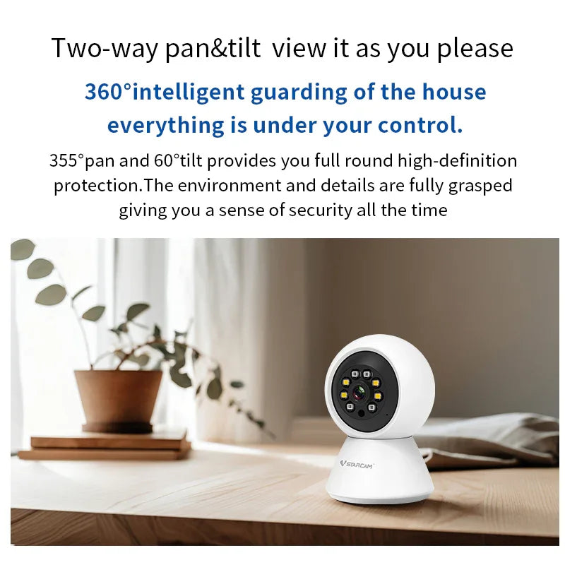 C991 | 3MP Indoor Pan & Tilt WiFi Camera - IR-Cut Night Vision - Vstarcam