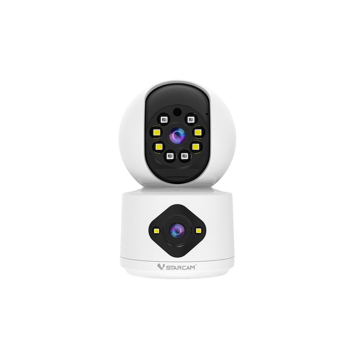 C992DR | Dual Lens WiFi Camera - Split-Screen View, PTZ Tracking & One-Touch Call