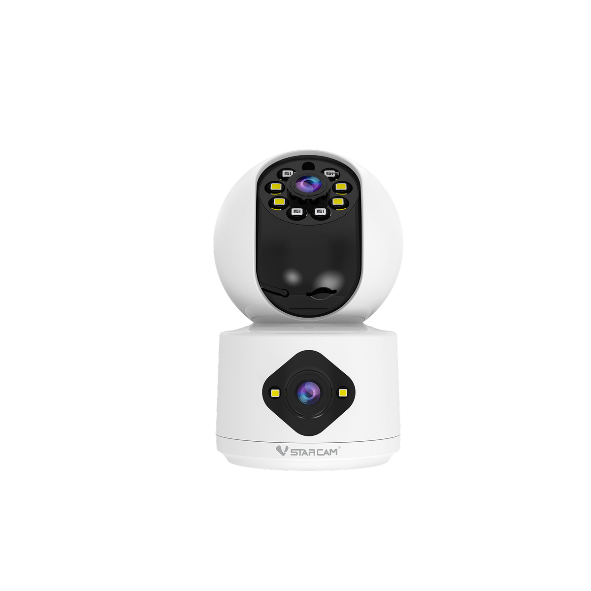 C992DR | Dual Lens WiFi Camera - Split-Screen View, PTZ Tracking & One-Touch Call