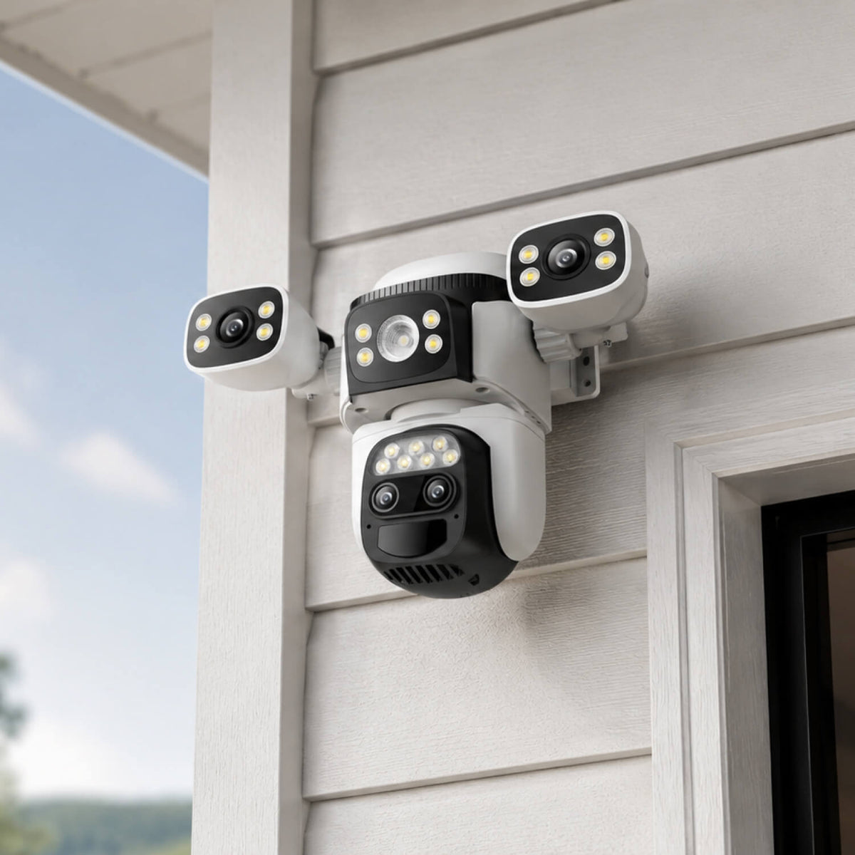 CB621ZS | 2MP Multi-Screen PTZ Camera - Wire-Free Solar Power, 10X Zoom & 360° View