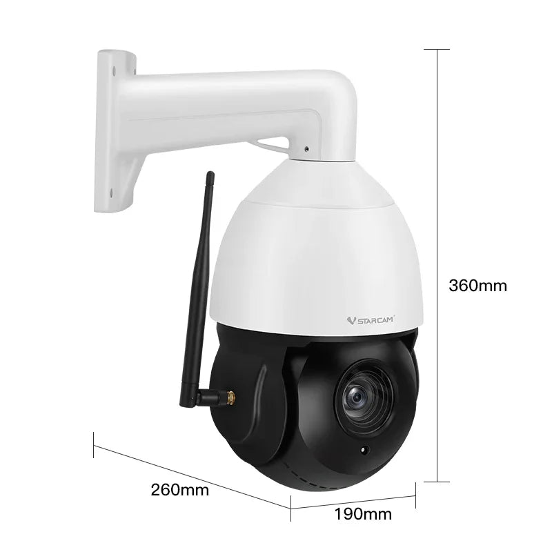 CS630Q-X30P | 4MP PoE PTZ Outdoor Camera - 30X Optical Zoom & 200M Night Vision - Vstarcam
