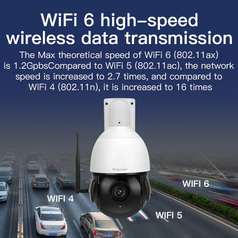 CS630Q-X30P | 4MP PoE PTZ Outdoor Camera - 30X Optical Zoom & 200M Night Vision - Vstarcam