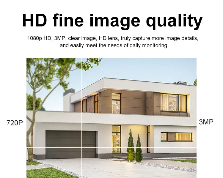 CS662 | 1080P WiFi PTZ Camera - Dual Night Vision & Red Blue Lights Alarm - Vstarcam