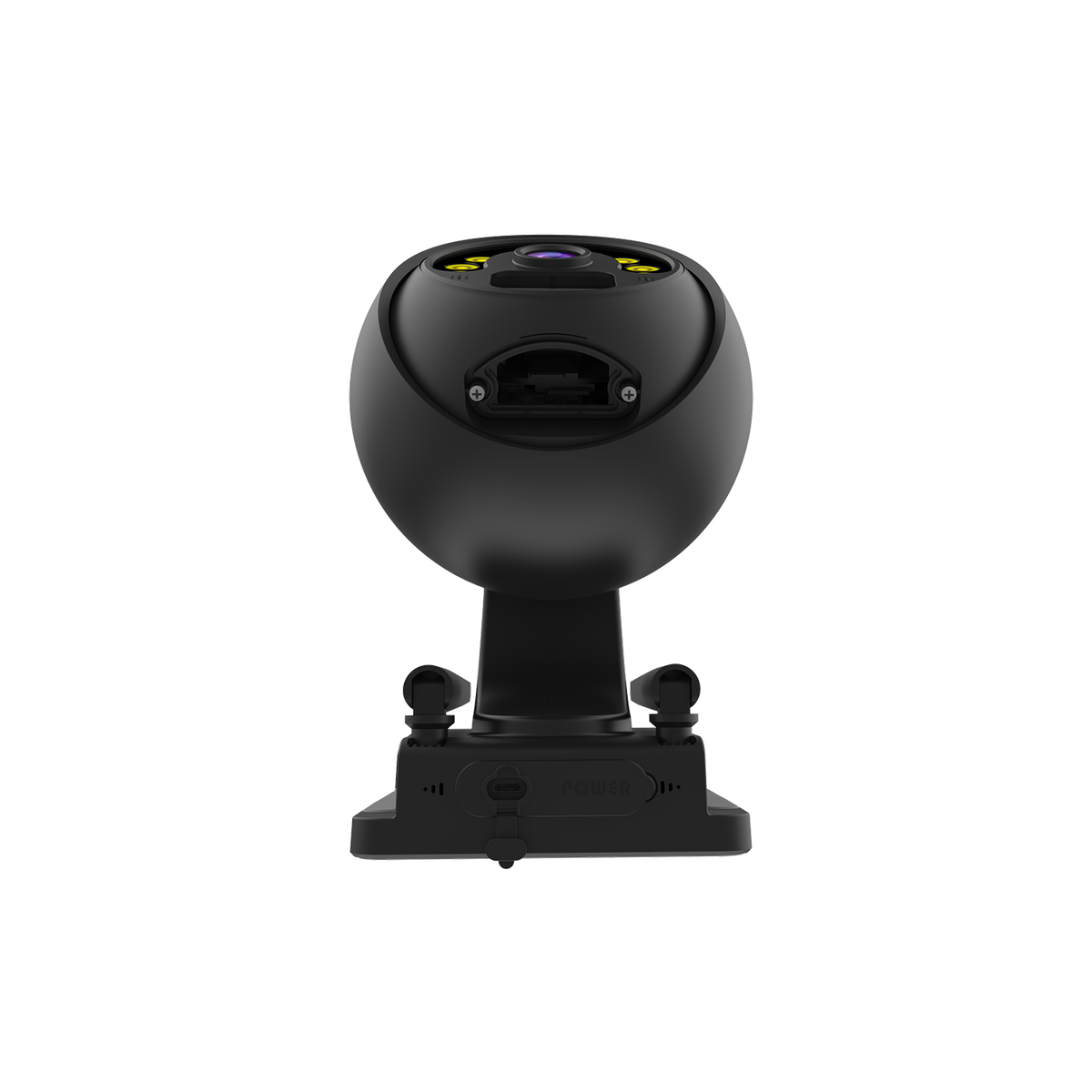 CS69Q | 4MP WiFi PTZ Camera - Full Black Design, Red&Blue Lights & Full-Color Night Vision