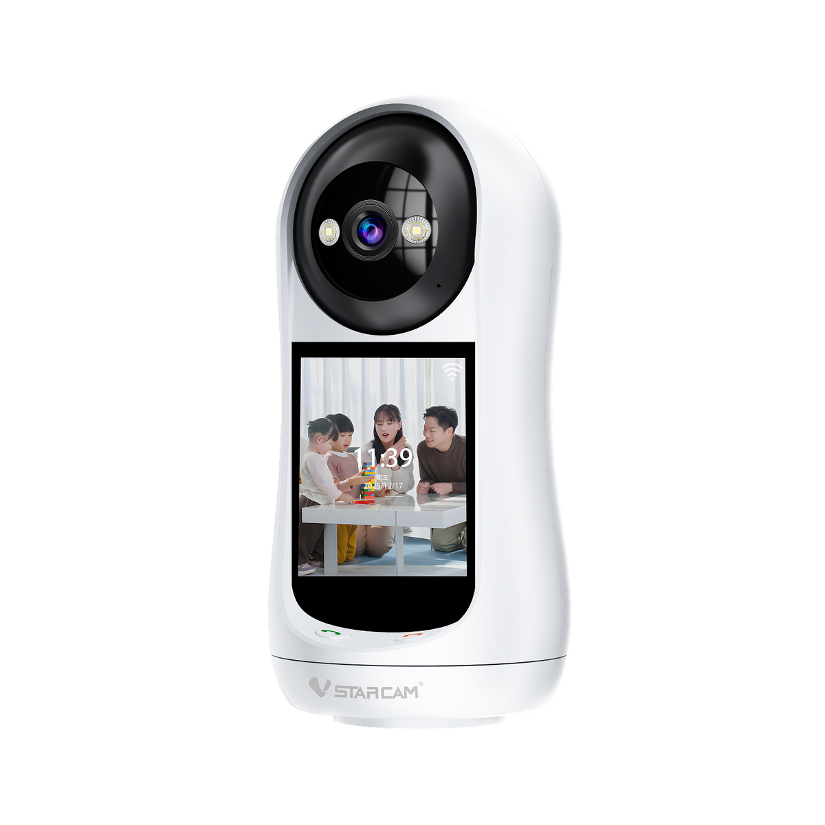 CV332 | 2MP Smart Indoor Camera - 2.8" Screen & One-Touch Video Call