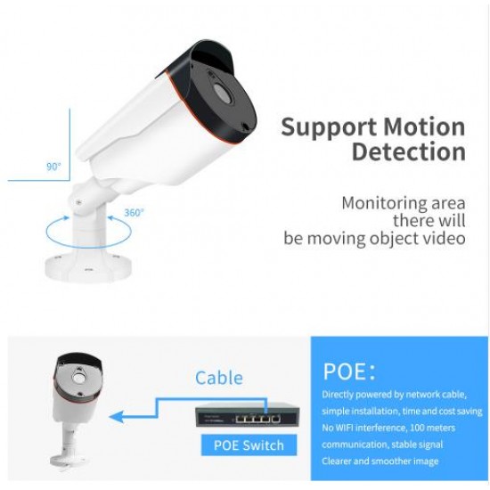 VStarcam C53S POE Power Supply Night Vision IP Camera VStarcam C53S POE Power Supply Night Vision IP Camera