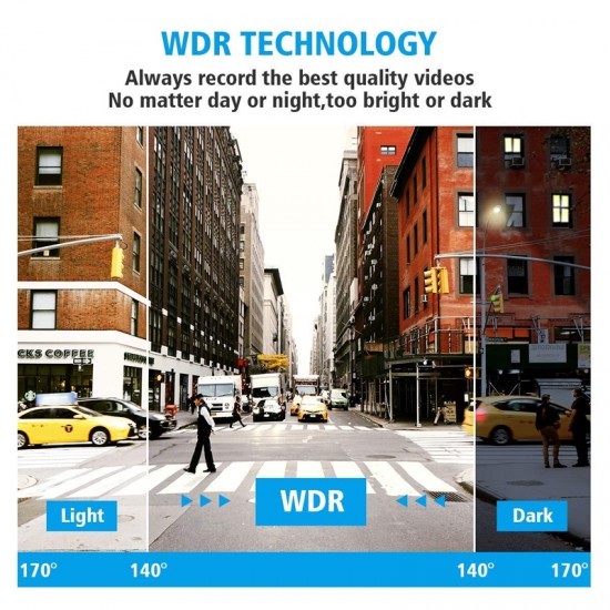 VStarcam F1-B Drive Recorder 1080P On-Dash WDR Car Camera VStarcam F1-B Drive Recorder 1080P On-Dash WDR Car Camera
