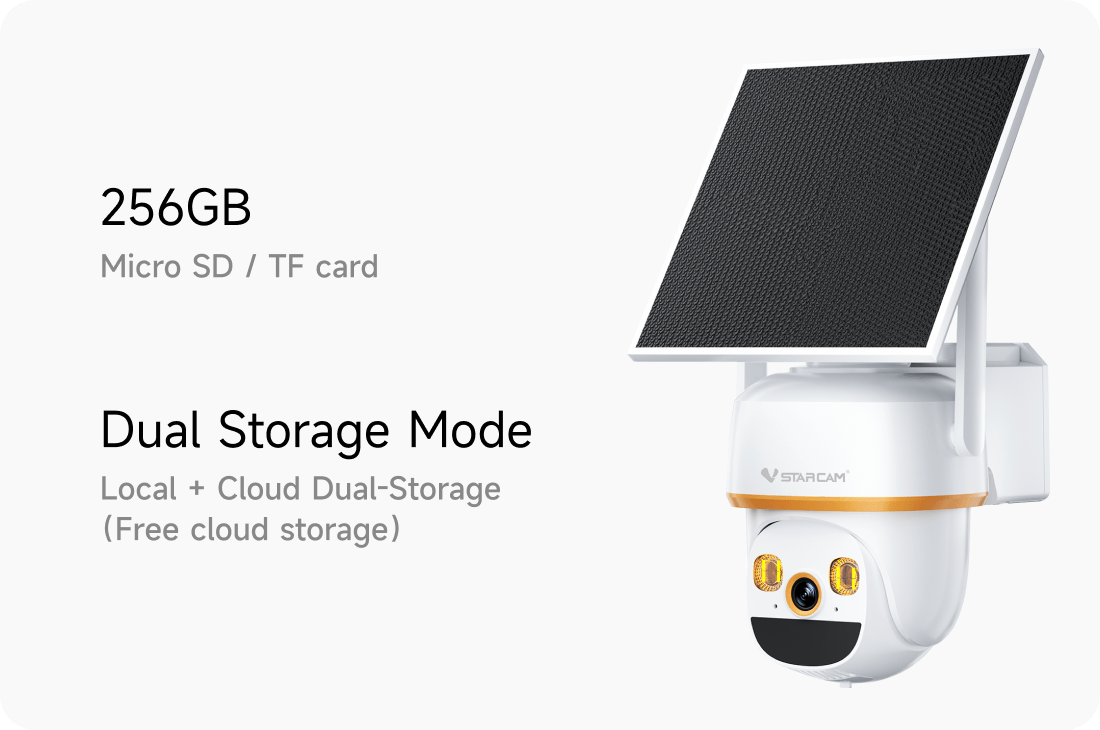 Dual Storage Local + Cloud