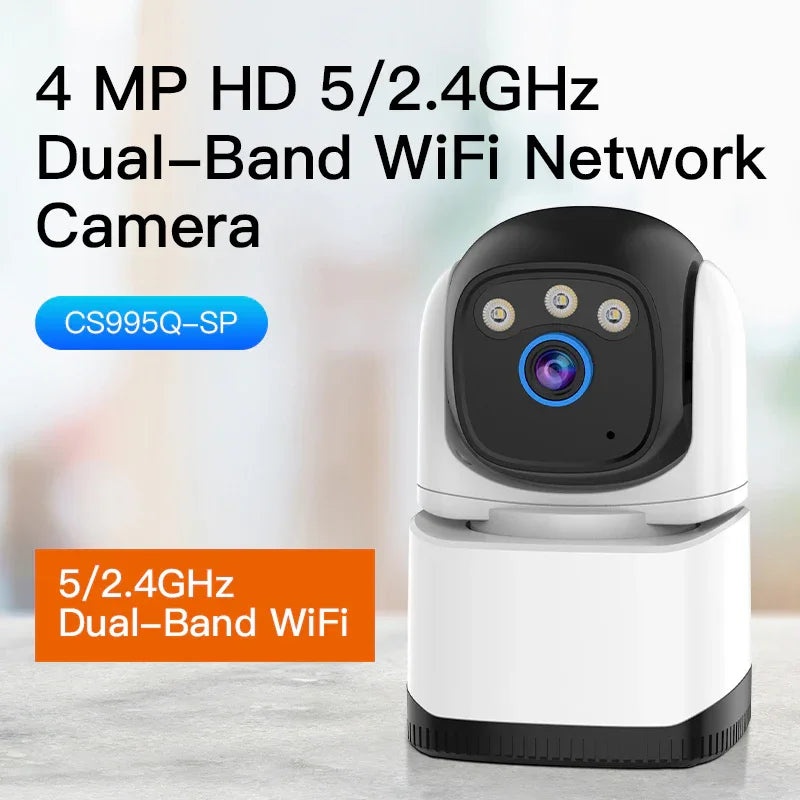 CS995Q-SP | 4MP Dual-Band WiFi - 5GHz/2.4GHz Indoor PTZ Camera - Vstarcam