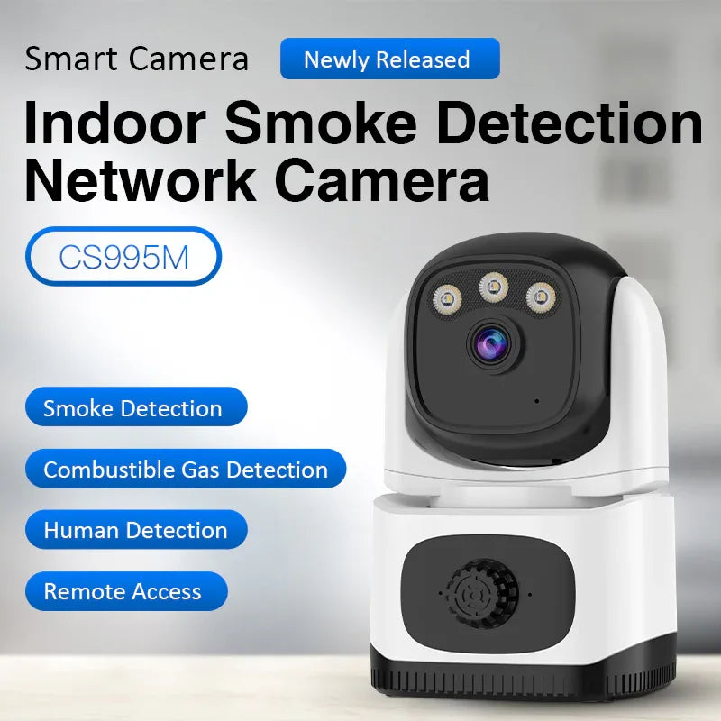 CS995M | Smart Elderly Care Camera with Smoke Detection & 2-Way Audio - Vstarcam