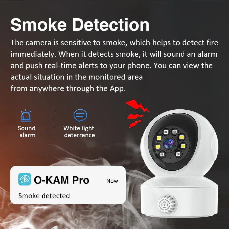 CS49LM | WiFi Smoke Detector Camera - Fire Alarm & Security Monitoring - Vstarcam