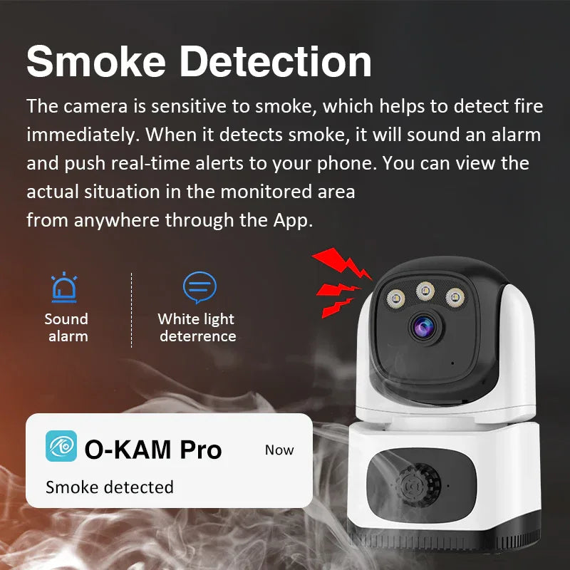 CS995M | Smart Elderly Care Camera with Smoke Detection & 2-Way Audio - Vstarcam