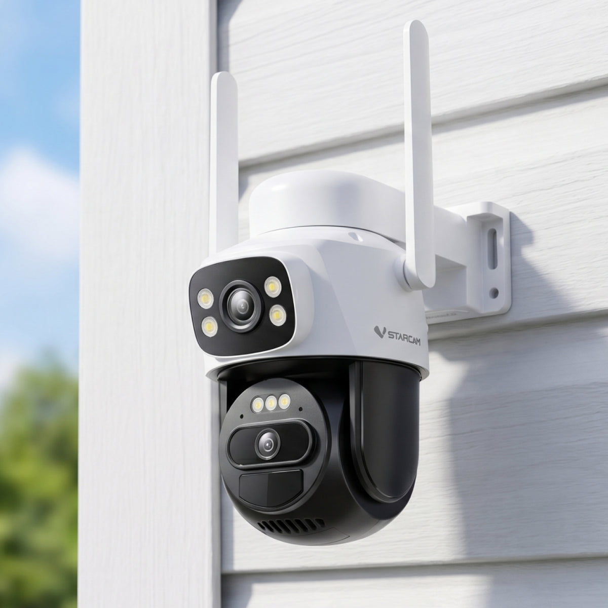 CB622DR | 2MP Battery Solar Camera - 360° View, Auto Zoom Linkage & Easy Installation