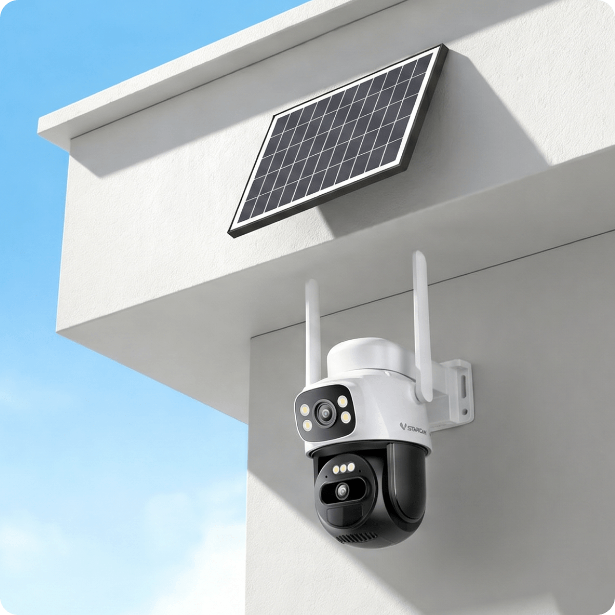 100% Wire-Free &Solar Powered
