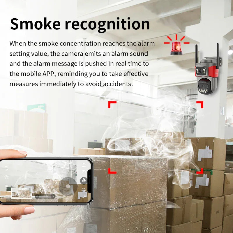 AF621DR | 4G Dual-Lens Outdoor Camera - AI Fire Detection & Auto Tracking - Vstarcam