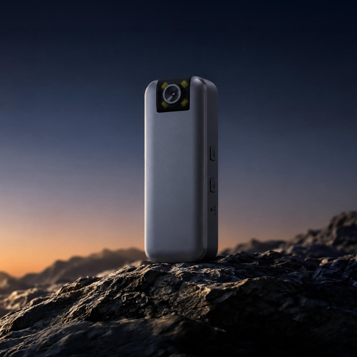 CB77W | 3MP WiFi Mini Body Camera - 1500mAh Wearable Portable Cam
