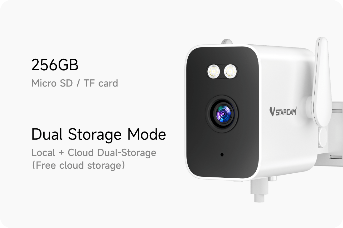 Dual Storage Local + Cloud