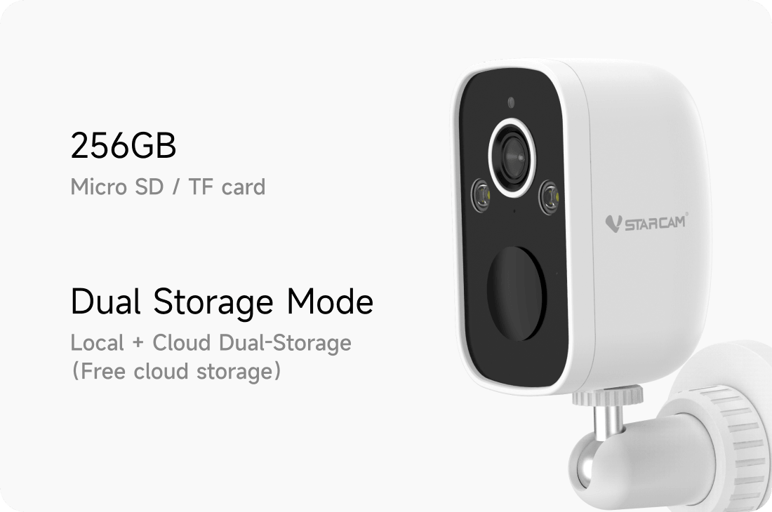 Dual Storage Local + Cloud
