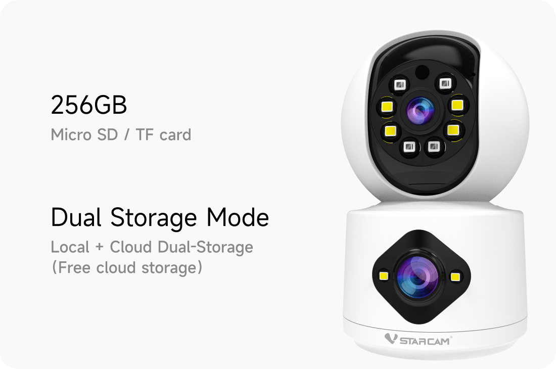 Dual Storage Local + Cloud