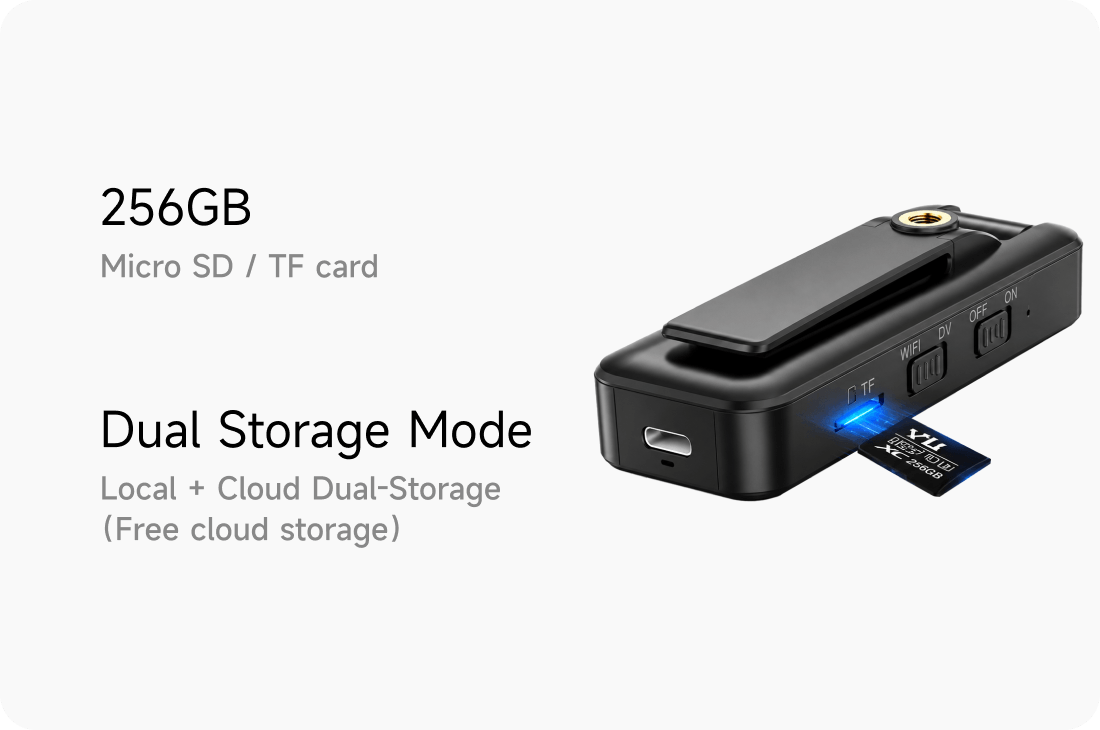Dual Storage Local + Cloud