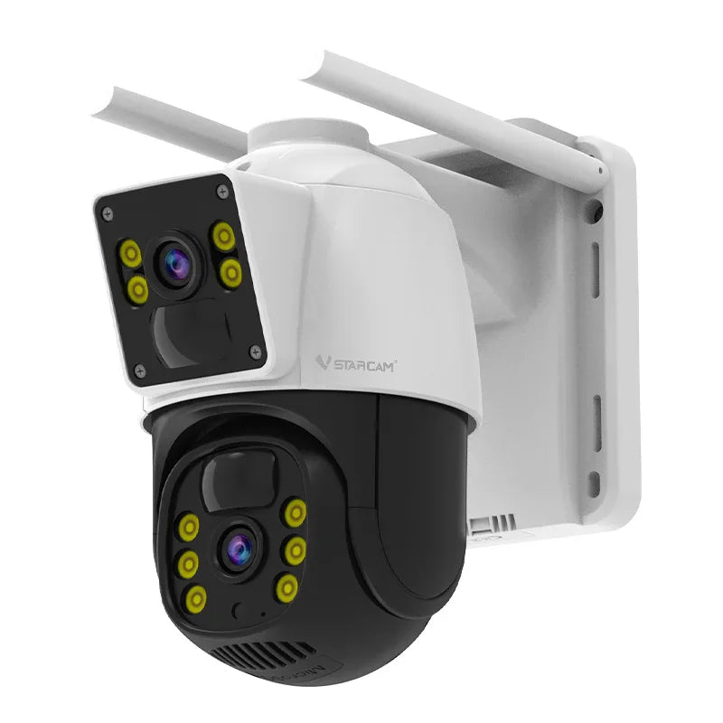 BG66DR | Dual-Lens 4G LTE Solar Camera - 10000mAh Battery & Low Power - Vstarcam