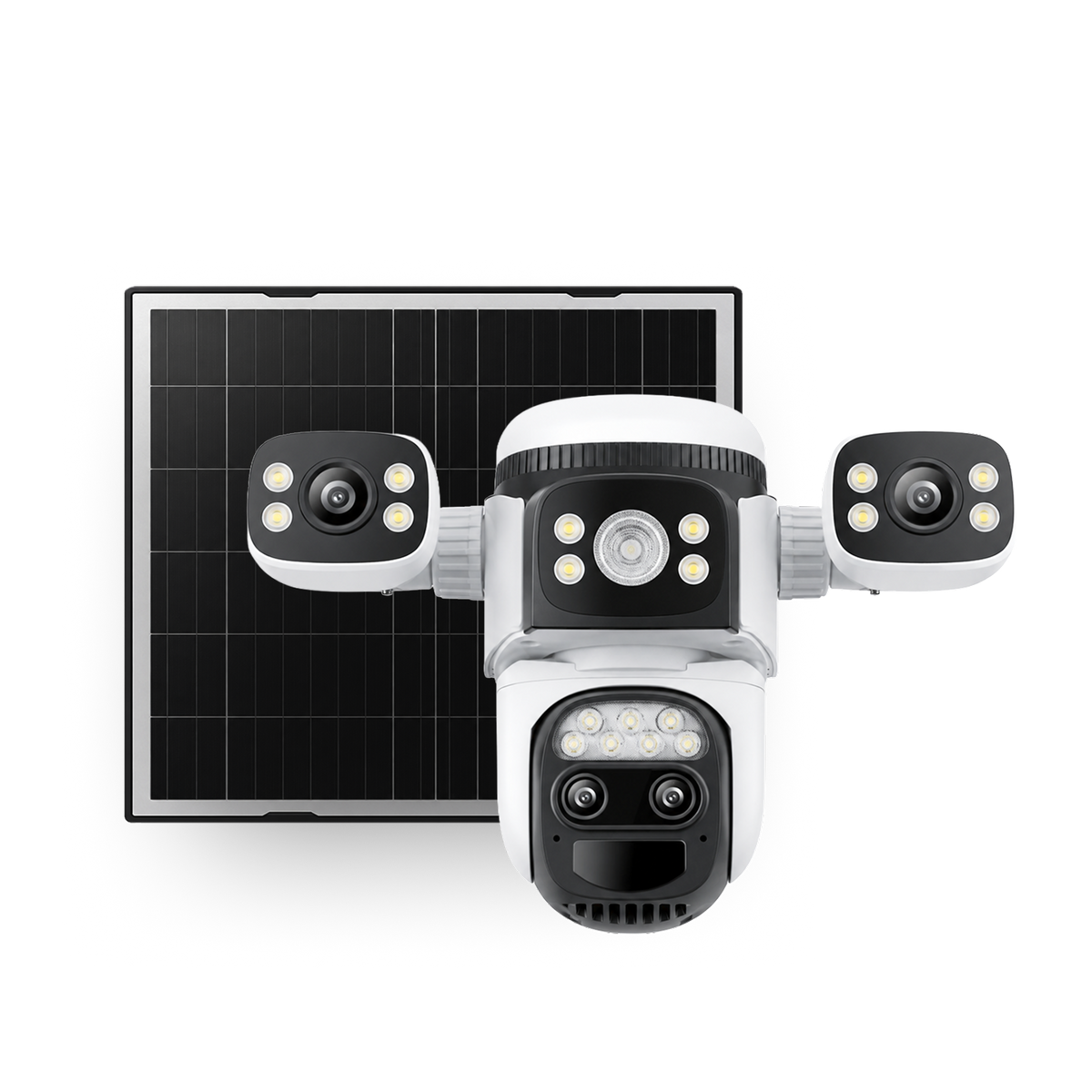 CB621ZS | 2MP Multi-Screen PTZ Camera - Wire-Free Solar Power, 10X Zoom & 360° View
