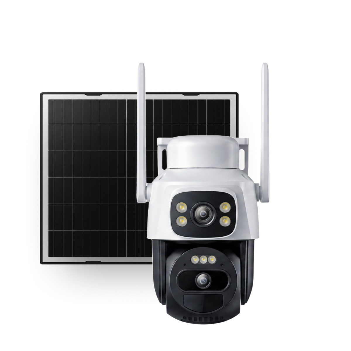 CB622DR | 2MP Battery Solar Camera - 360° View, Auto Zoom Linkage & Easy Installation