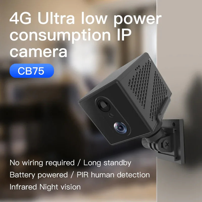 CB75 | 4G LTE Mini Battery Camera - 3000mAh & 3MP HD - Vstarcam