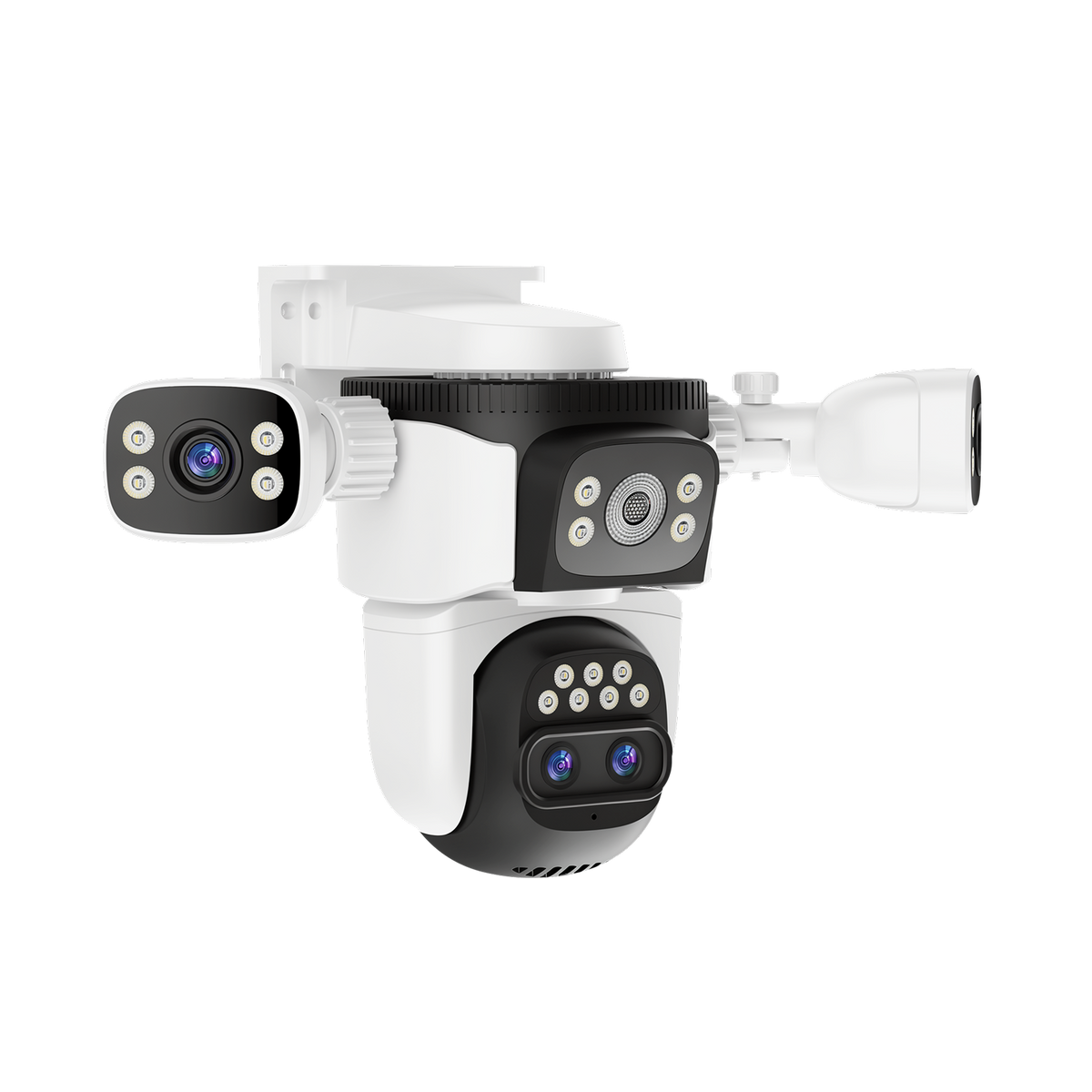 CS621ZS | 12MP Four-Lens WiFi Security Camera - 3 Screens Matrix View