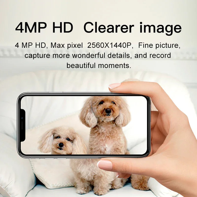 CS49Q | 4MP Dual-Band WiFi Indoor PT Camera - H.264+ Smart Monitor - Vstarcam