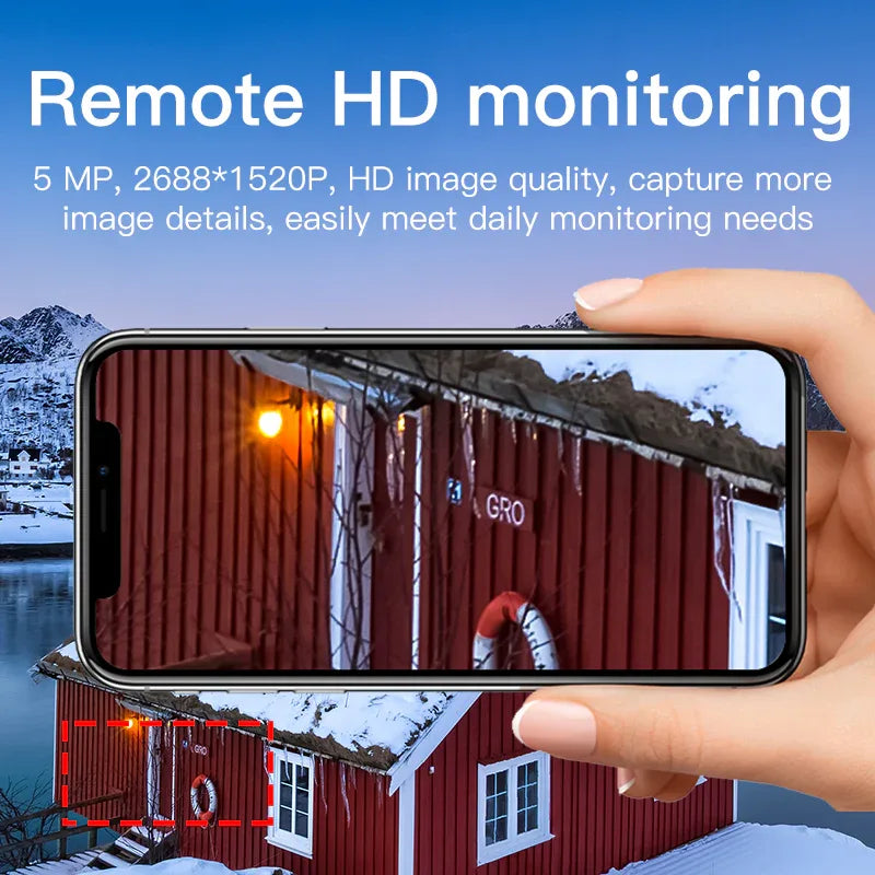 CS65Q-X5 | 4MP PTZ Camera - 5X Optical Zoom, Auto Tracking & Sound/Light Alarm - Vstarcam