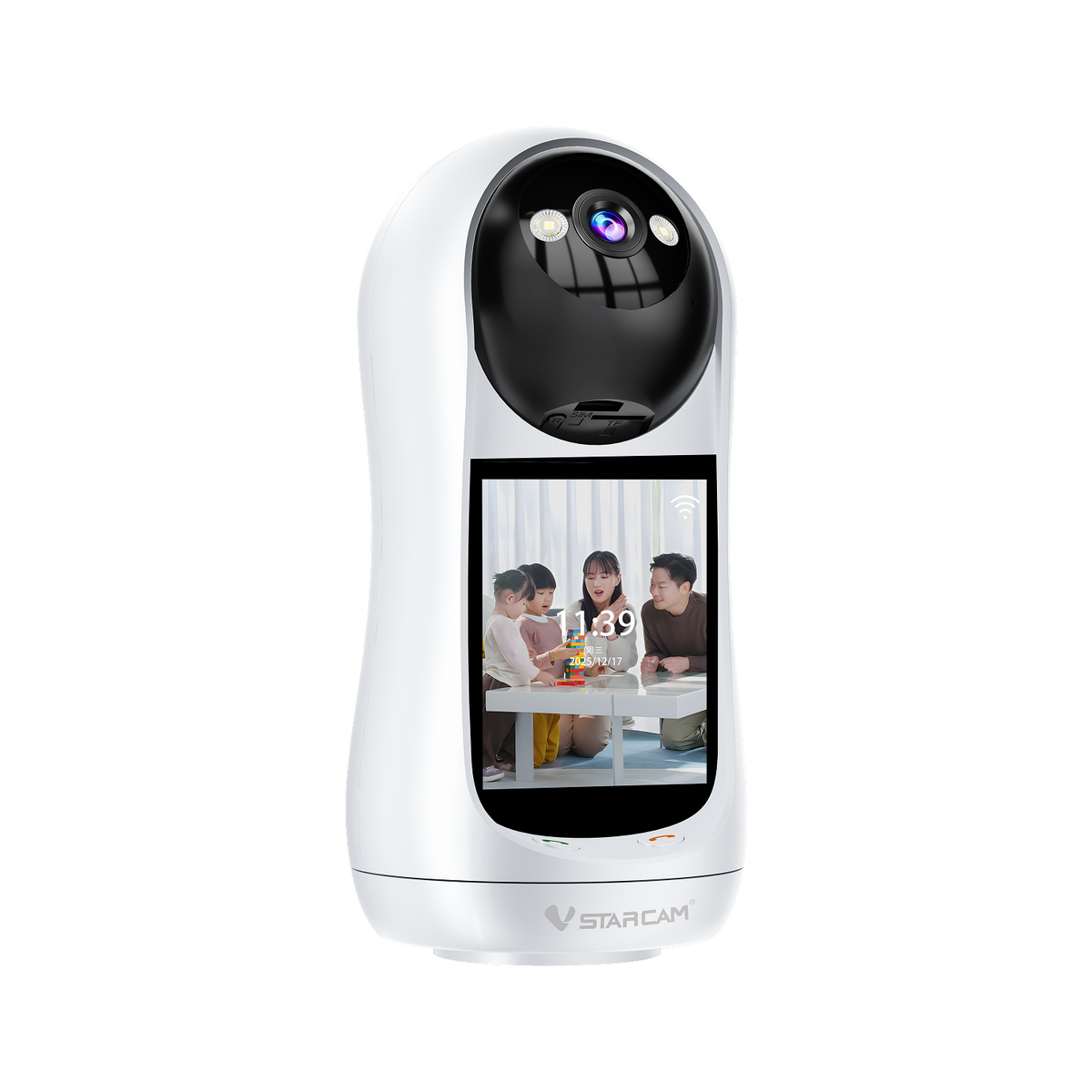 CV332 | 2MP Smart Indoor Camera - 2.8" Screen & One-Touch Video Call