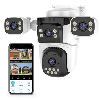 CS621FR | 4MP Four-Lens Security Camera - 360° Panoramic Coverage - Vstarcam