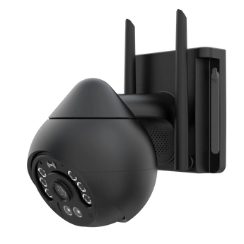 CS69Q | 4MP WiFi PTZ Camera - Full Black Design, Red&Blue Lights & Full-Color Night Vision - Vstarcam