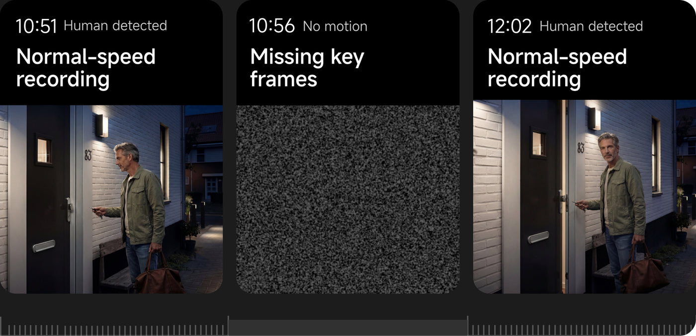 Normal mode can miss key frames