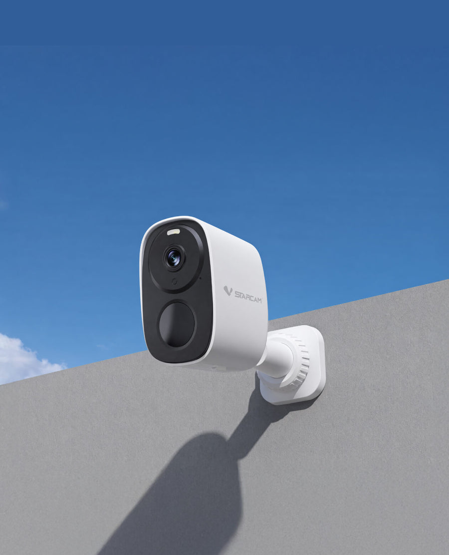 CB54-TZ | 3MP Solar Security Camera - Free Cloud Storage & AI Detection
