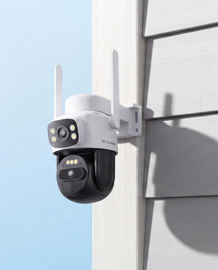 CB622DR-TZ | 2MP Battery Solar Camera - 360° View, Auto Zoom Linkage & Easy Installation