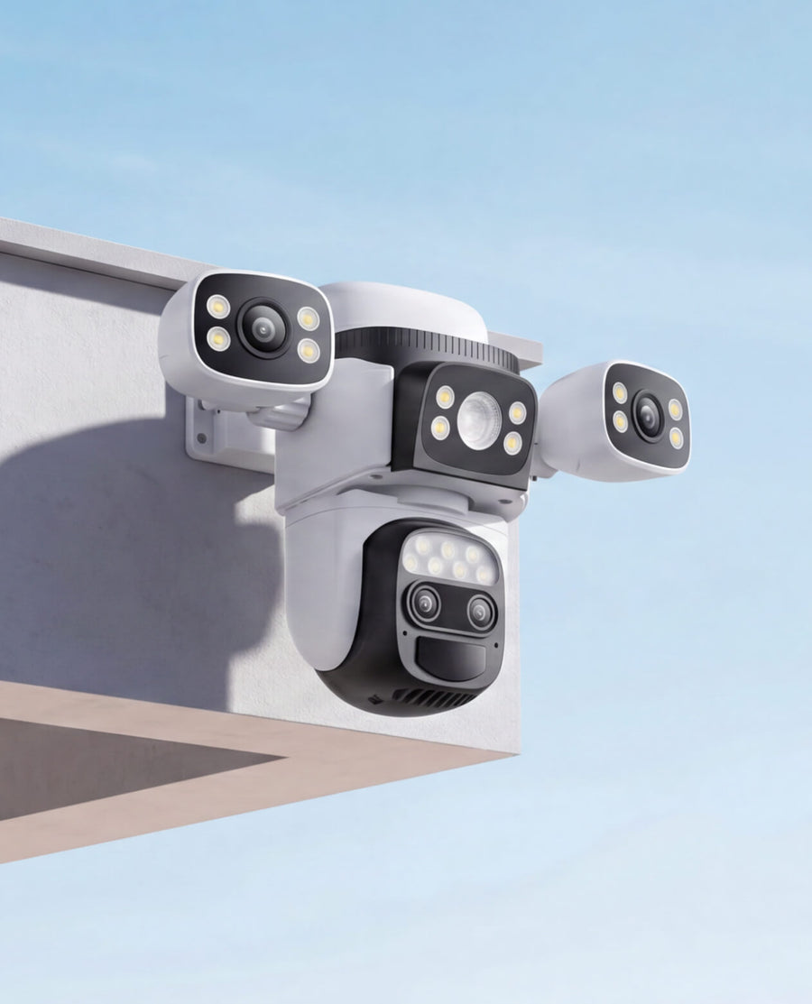 CB621ZS-TZ | 2MP Multi-Screen PTZ Camera - Wire-Free Solar Power, 10X Zoom & 360° View
